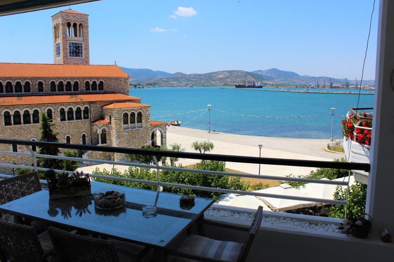 Ferienwohnung Luxury Sea View Volos Exterior foto