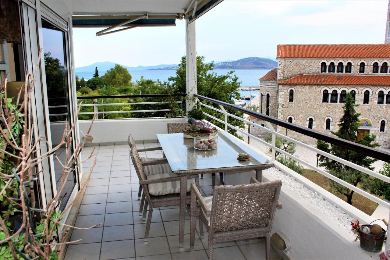 Ferienwohnung Luxury Sea View Volos Exterior foto