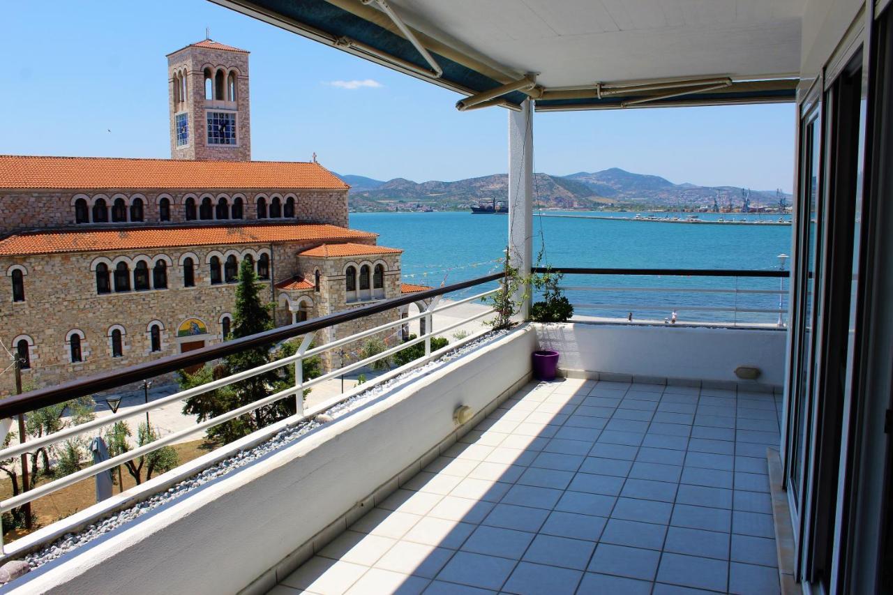 Ferienwohnung Luxury Sea View Volos Exterior foto