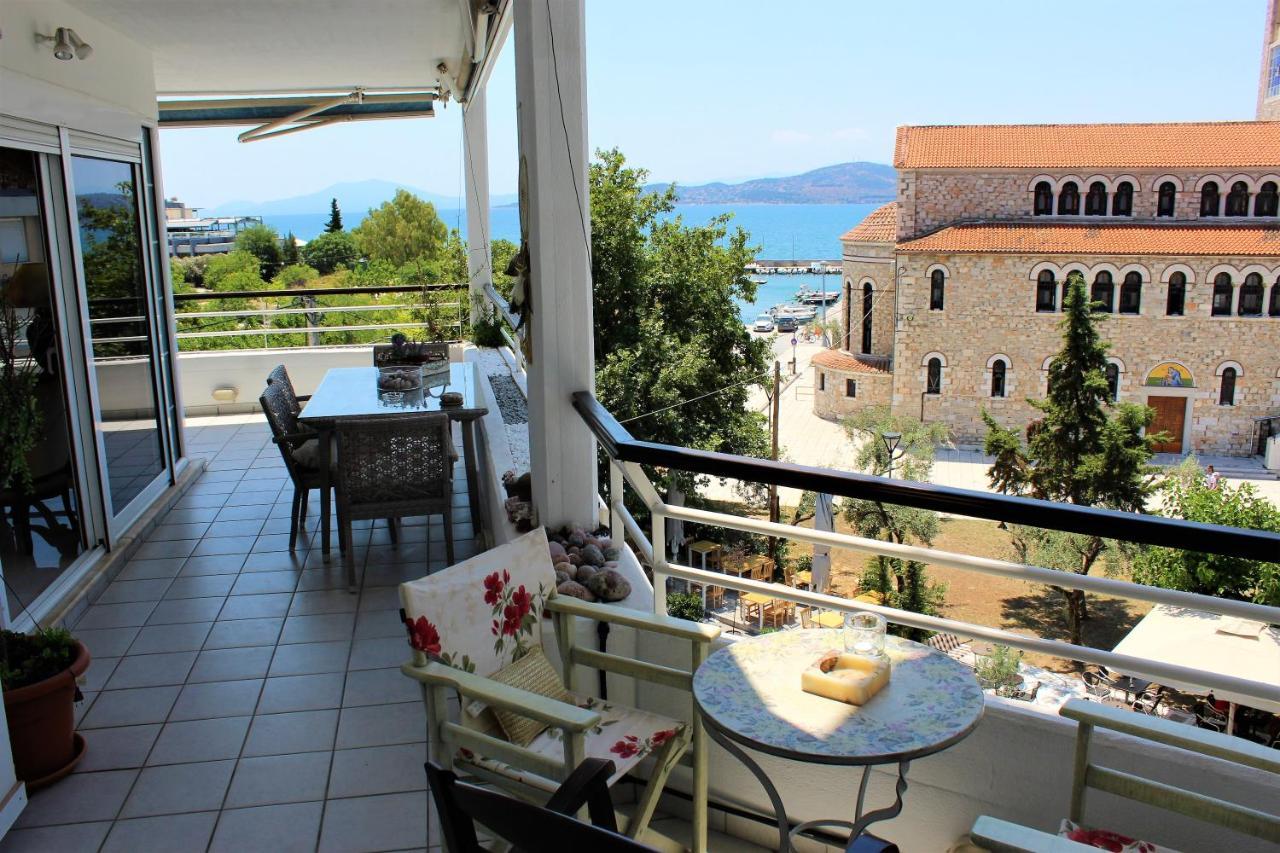 Ferienwohnung Luxury Sea View Volos Exterior foto