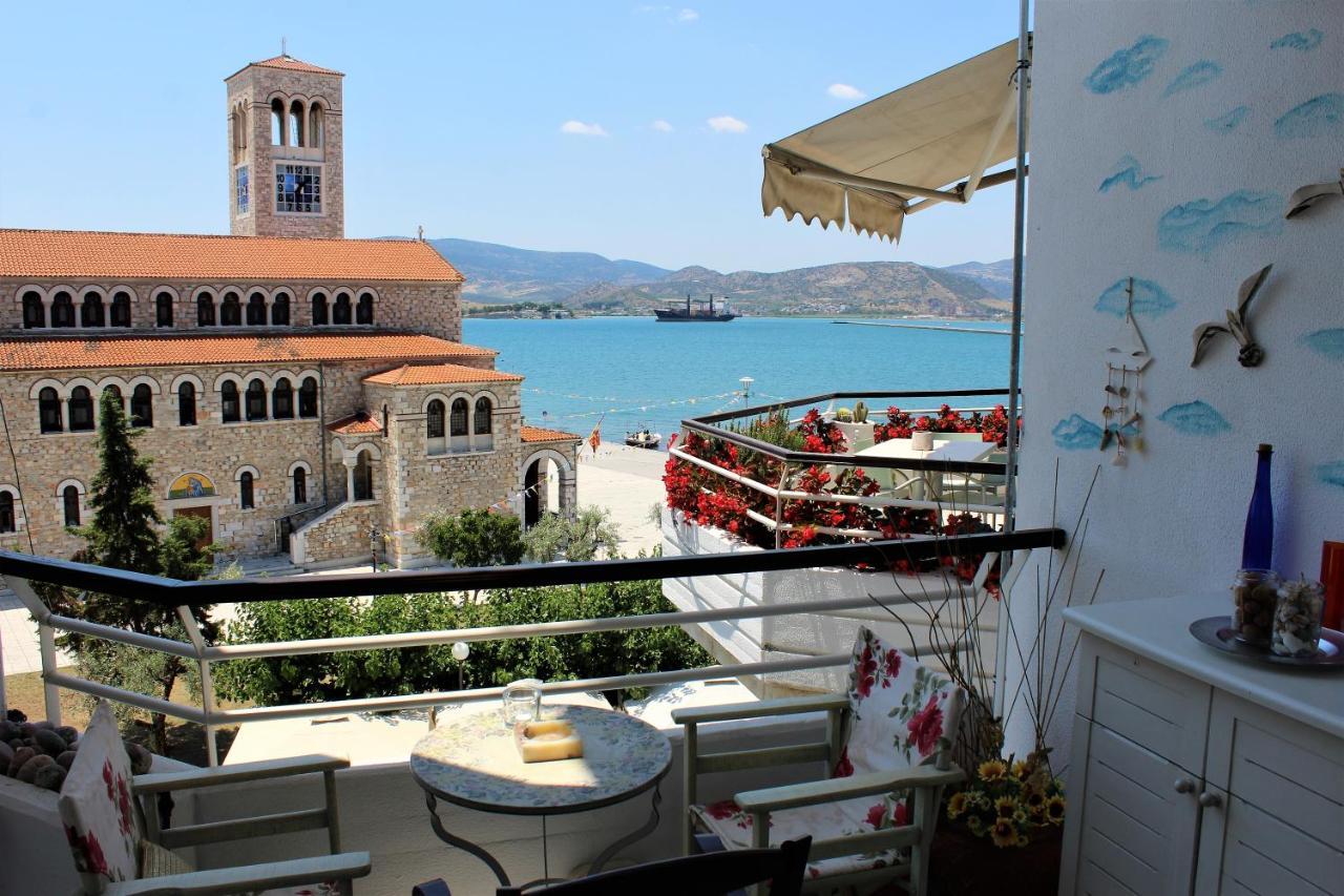 Ferienwohnung Luxury Sea View Volos Exterior foto