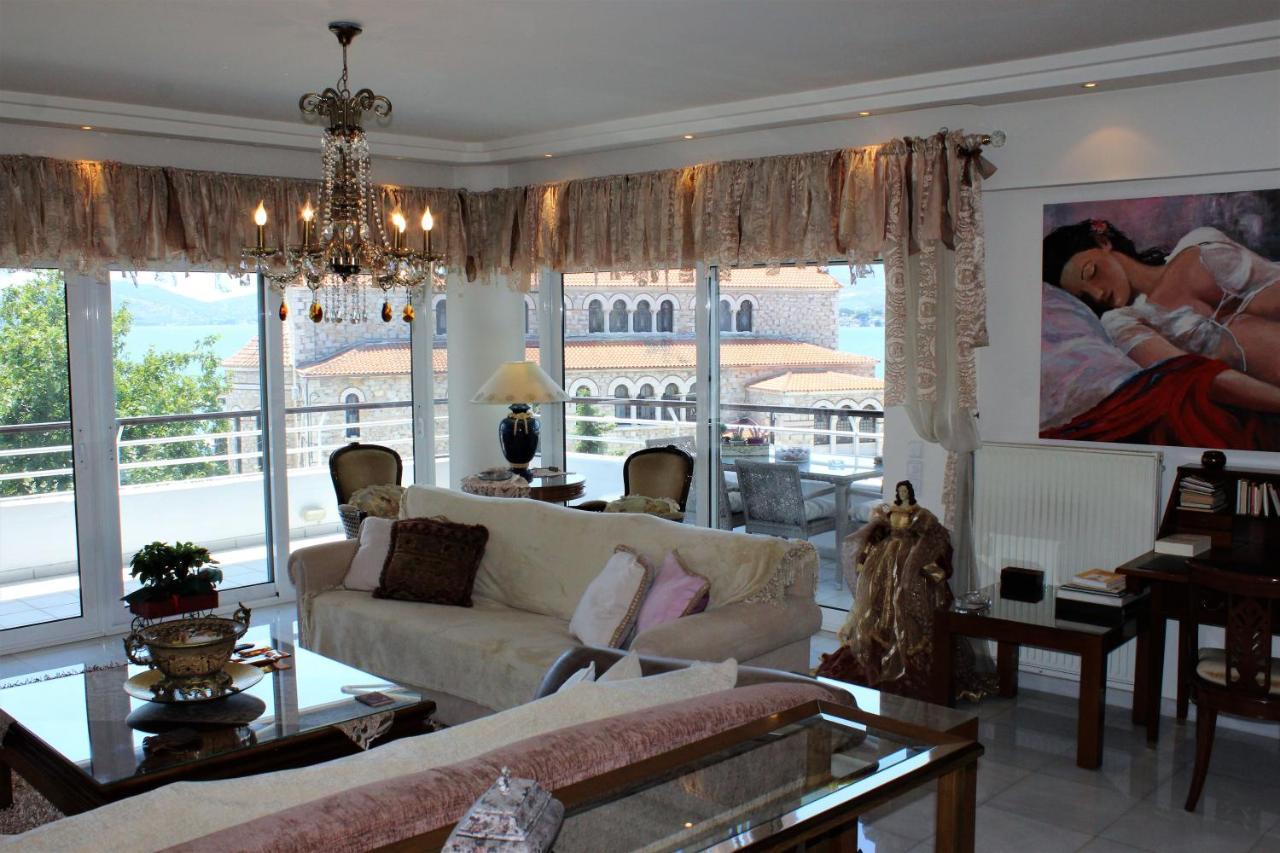 Ferienwohnung Luxury Sea View Volos Exterior foto